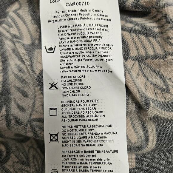 Joseph Ribkoff Beige Black Lace Print Sleeveless A Line Dress Size 8 - Picture 9 of 12